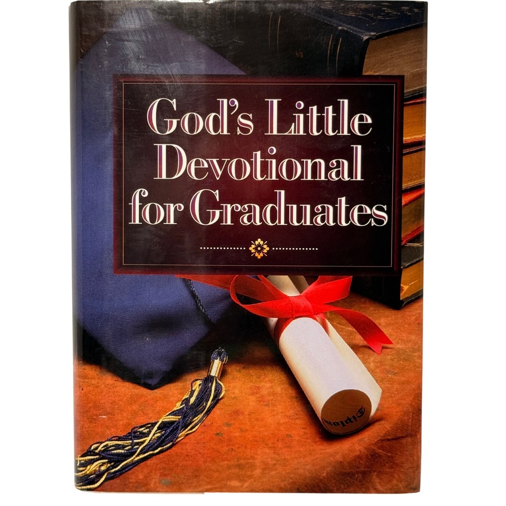 God's Little Devotional for Graduates Hardcover‎ Book Honor Books 1995 *
